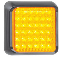 Tralert LED knipperlicht met zwarte rand | 12-24v | 40cm. kabel | 80AME