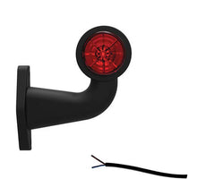 Tralert Rechts | LED breedtelamp met haakse steel | 12-36v | 20cm. kabel | M10BV-402RW