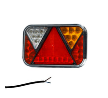 Tralert Rechts | LED achterlicht met achteruitrijlicht | 12v | 100cm. kabel | VC-2712