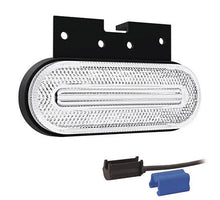 Tralert LED markeringslicht wit | 12-24v | 0,75mm². connector | M10MV-760W