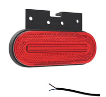 Tralert LED markeringslicht rood | 12-24v | 50cm. kabel | M10MV-750R