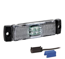 Tralert LED markeringslicht wit | 12-24v | 0,75mm². connector | M10MV-110W
