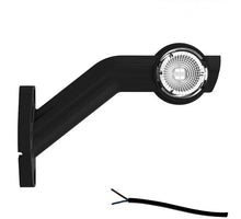 Tralert Links | LED breedtelamp met schuine steel | 12-24v | 20cm. kabel | M10BV-701RWA