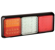 Tralert LED achterlicht met zwarte rand | 12-24v | 40cm. kabel | 100BSTIWFMLE