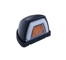 Tralert LED toplamp neon wit incl. knipperlicht 12-24v, 50cm kabel