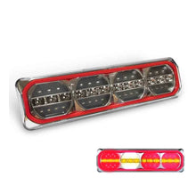 Tralert LED neon achterlicht met dynamisch knipperlicht | 12-24v | 385FWARM