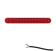 Tralert LED markeringslicht rood | 12-24v | 50cm. kabel | M10MV-800R