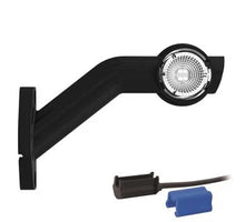 Tralert Links | LED breedtelamp met schuine steel | 12-24v | 0,75mm². connector | M10BV-711RWA