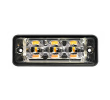 Tralert Ultra platte Slimline LED Flitser | 3 LED's | Amber | 10-30v | S11F3003