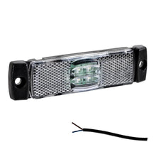 Tralert LED markeringslicht wit | 12-24v | 50cm. kabel | M10MV-100W