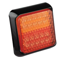 Tralert LED achterlicht met zwarte rand | 12-24v | 40cm. kabel | 100BSTIME