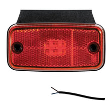 Tralert LED markeringslicht rood | 12-36v | 50cm. kabel | M10MV-650R