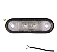 Tralert LED markeringslicht amber | 12-24v | 50cm. kabel | M10MV-200A