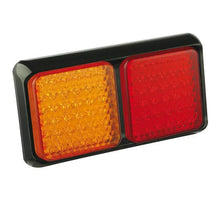 Tralert LED achterlicht met zwarte rand | 12-24v | 40cm. kabel | 80BARME