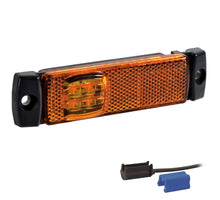 Tralert LED markeringslicht amber | 12-36v | 0,75mm². connector | 1,5m.kabel | M10MV-193A150