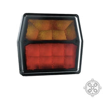 Tralert LED compact achterlicht | 12v | met kentekenverlichting 5-PIN | VC-2210B5