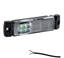 Tralert LED markeringslicht wit | 12-24v | 50cm. kabel | M10MV-190W