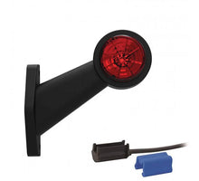 Tralert Rechts | LED breedtelamp | schuine steel | 12-36v | 0,75mm². connector | M10BV-312RW