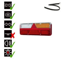 Tralert Rechts | LED Trailerlamp | dynamisch knipperlicht | 9-36v | 200cm. kabel | VC-1012