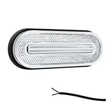 Tralert LED markeringslicht wit | 12-24v | 50cm. kabel | M10MV-700W