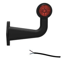 Tralert Rechts | LED breedtelamp met haakse steel | 12-36v | 20cm. kabel | M10BV-602RW