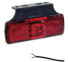 Tralert LED markeringslicht rood | 12-24v | 50cm. kabel | M10MV-150R