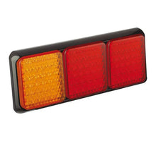Tralert LED achterlicht met zwarte rand | 12-24v | 40cm. kabel M | 100BARRME