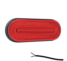Tralert LED markeringslicht rood | 12-24v | 50cm. kabel | M10MV-700R