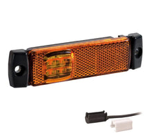 Tralert LED markeringslicht amber | 12-24v | 1,5mm. connector | M10MV-196A