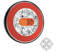 Tralert LED achterlicht zonder kentekenlicht | 12-36v | 5-PIN | V10C3-800B5