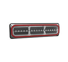 Tralert LED Chrome achterlicht met neon-rood positielicht | 12-24v | 3854FWARM
