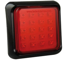 Tralert LED mistlicht met zwarte rand | 12-24v | 40cm. kabel | 100FME