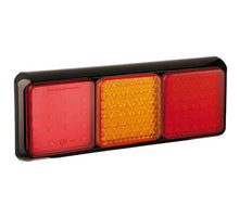 Tralert LED achterlicht met zwarte rand | 12-24v | 40cm. kabel | 80BFARME
