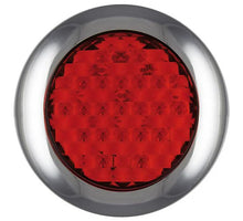 Tralert LED remlicht, achterlicht met chromen rand | 12-24v | 0,15m. kabel | 145RME