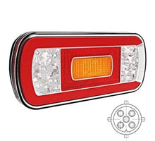 Tralert LED achterlicht met kentekenverlichting | 12-36v | 5-PIN | V10C6-630B5