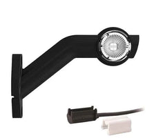 Tralert Links | LED breedtelamp met schuine steel | 12-36v | 1,5mm². connector | M10BV-721RWA