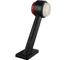 Tralert Rechts | LED breedtelamp | schuine steel | 12-24v | 20cm. kabel | 1004RE
