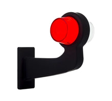 Tralert links | LED pendellamp | haakse steel & matte lens | 12-24v | MB-1021RW