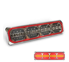 Tralert LED neon achterlicht met dynamisch knipperlicht | 12-24v | 385ARRMB
