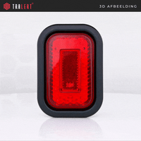 Tralert LED remlicht, achterlicht inbouw | 12-24v | zonder kabel | 130RME