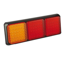 Tralert LED achterlicht met zwarte rand | 12-24v | 40cm. kabel | 80BARRME