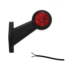 Tralert Rechts | LED breedtelamp | schuine steel | 12-36v | 20cm. kabel | M10BV-302RW