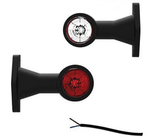 Tralert LED breedtelamp | rechte steel | 12-24v | 50cm. kabel | M10BV-200RW