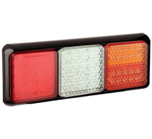 Tralert LED achterlicht met zwarte rand | 12-24v | 40cm. kabel | 100BSTIWFMRE