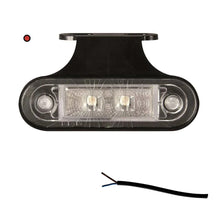 Tralert LED markeringslicht rood | 12-24v | 50cm. kabel | M10MV-400R
