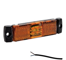Tralert LED markeringslicht amber | 12-24v | 50cm. kabel | M10MV-100A