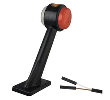 Tralert Links | LED breedtelamp met schuine steel | 12-24v | 2-PIN connector | 1005LE2P
