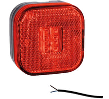 Tralert LED markeringslicht rood | 12-24v | 50cm. kabel | M10MV-900R