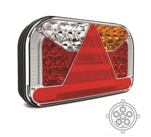 Tralert Links | LED achterlicht zonder kentekenlicht | 12-36v | 5-PIN | V10C5-511B5