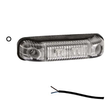 Tralert LED markeringslicht wit | 12-24v | 50cm. kabel | M10MV-500W